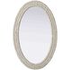 Marlowe 42 X 27 inch Linen White Mirror