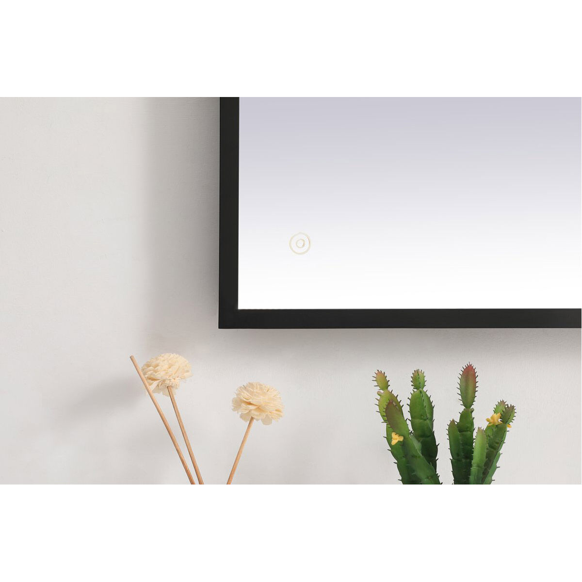 Pier 30 X 24 inch Black LED Mirror