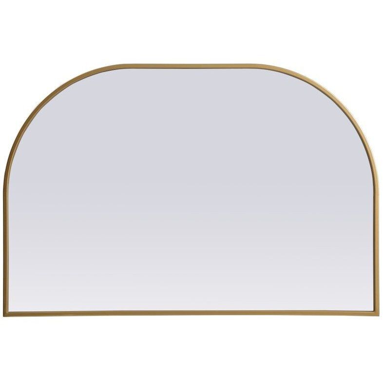 Blaire 36 X 24 inch Brass Mirror