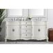Danville 72 X 21 X 36 inch Antique White Vanity Sink Set