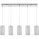 Aston 5 Light 5 inch Chrome Pendant Ceiling Light