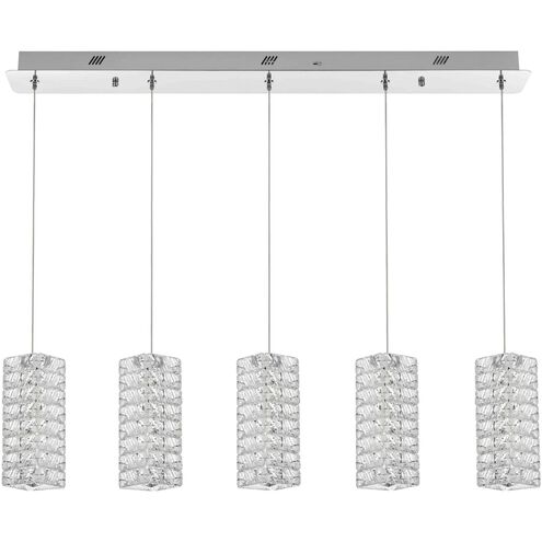 Aston 5 Light 5 inch Chrome Pendant Ceiling Light