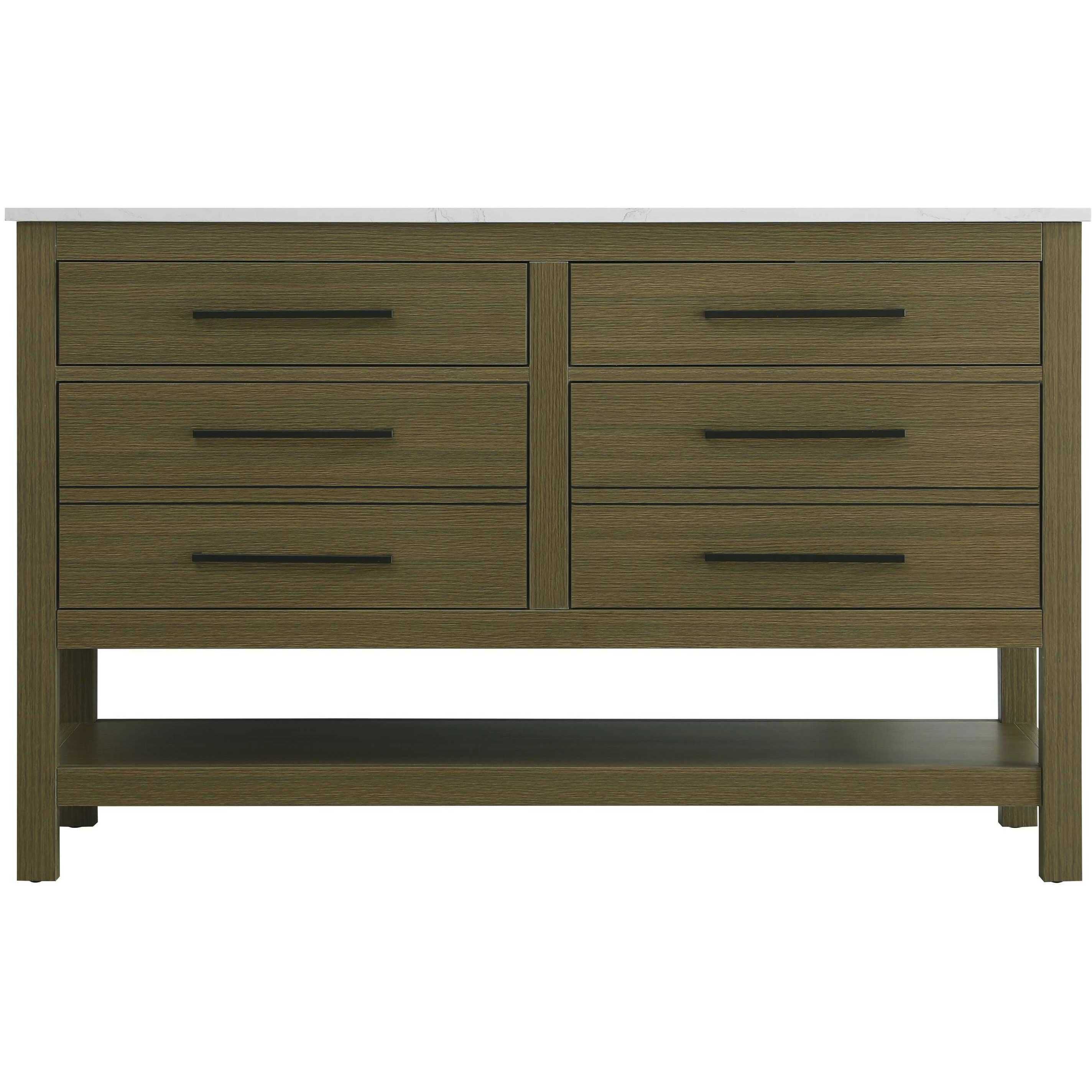 Karson 54 X 34 inch Chestnut Brown Bathroom Vanity Cabinet in 2