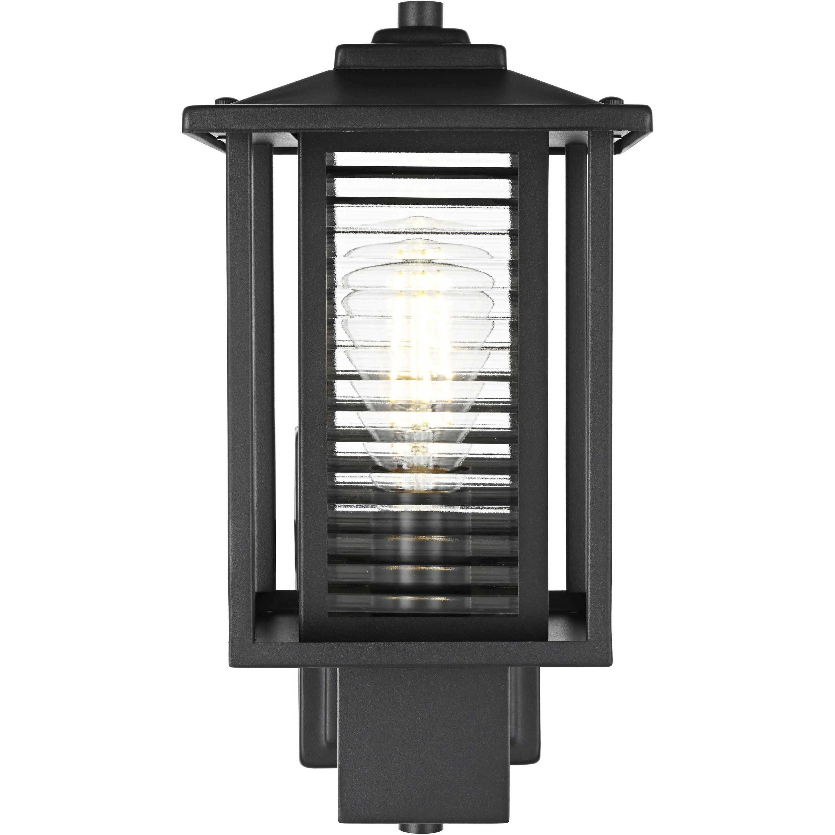 Bouvier 1 Light 14 inch Black Outdoor Wall Sconce