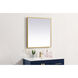 Pier 36 X 24 inch Brass LED Mirror
