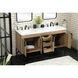 Eugene 60 X 22 X 33.5 inch Natural Oak Vanity Sink Set