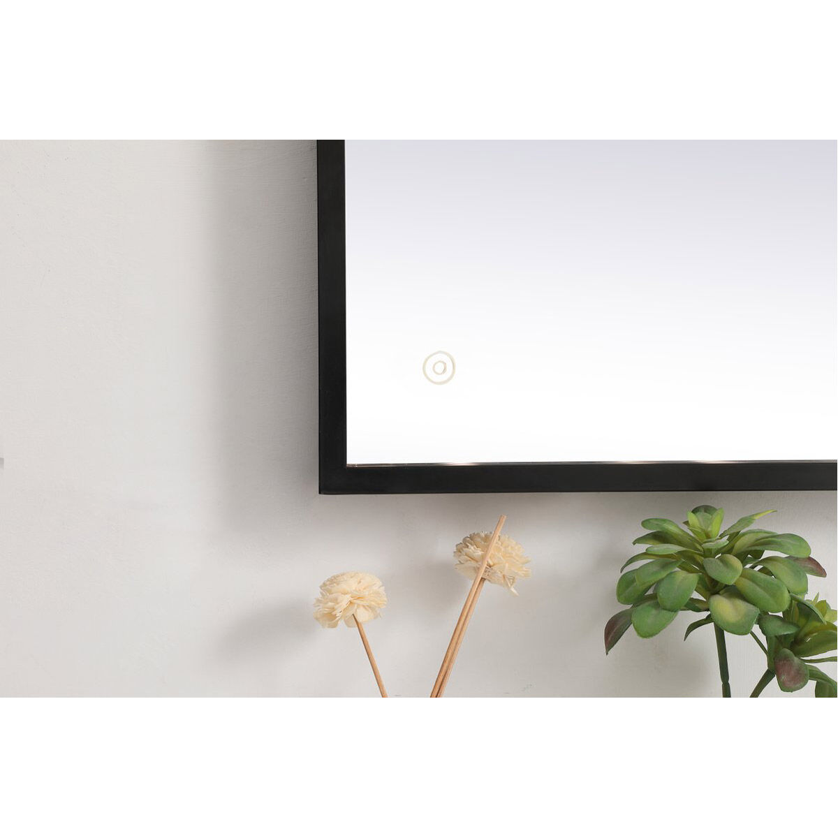 Pier 40 X 20 inch Black LED Mirror