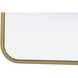 Remy 30 X 20 inch Brass Mirror