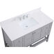 Theo 48 X 22 X 34 inch Gray Vanity Sink Set