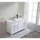 Cape Cod 60 X 21 X 35 inch Antique White Vanity Sink Set