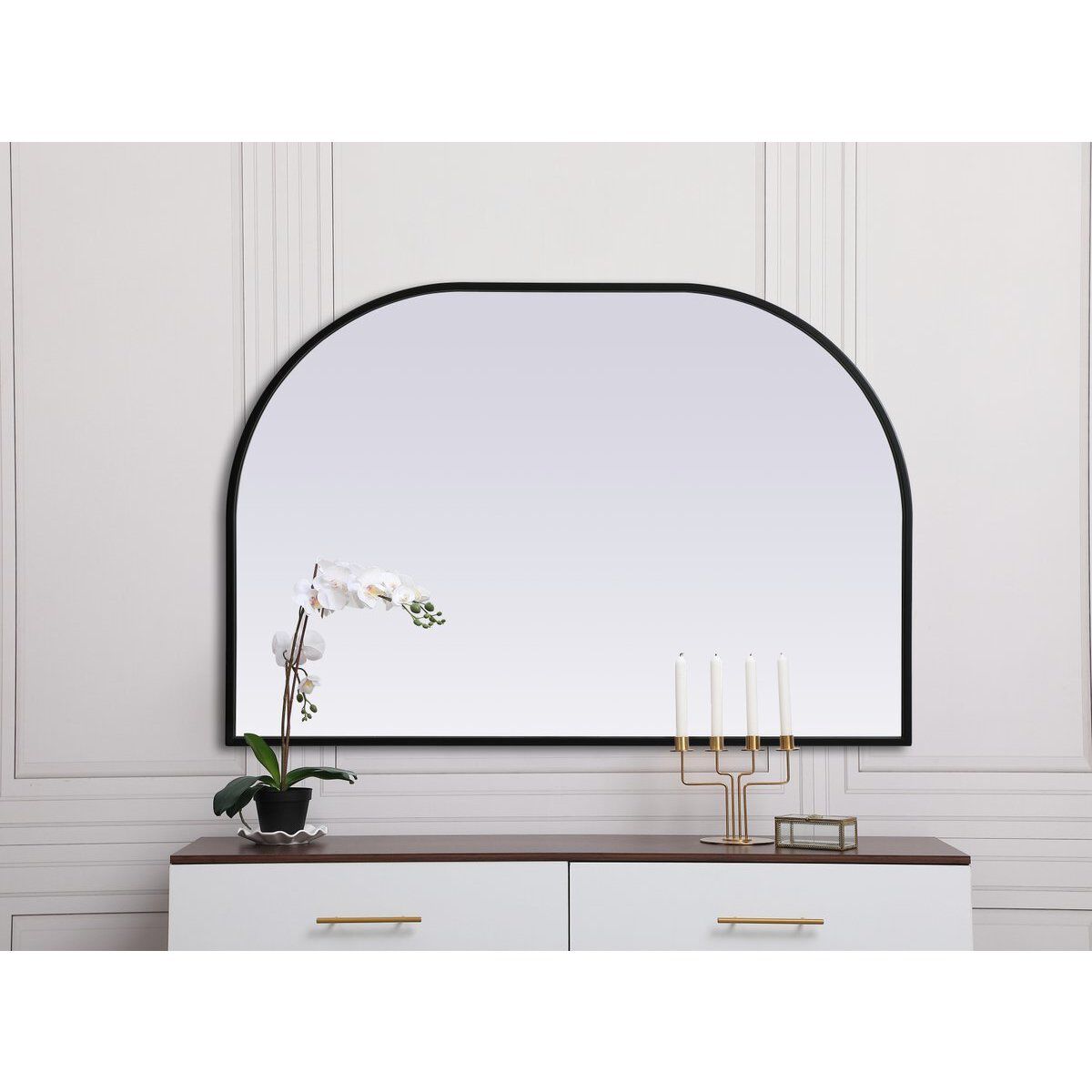 Blaire 36 X 24 inch Black Mirror