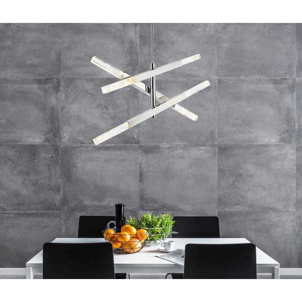 Ari 6 Light 10 inch Chrome Pendant Ceiling Light