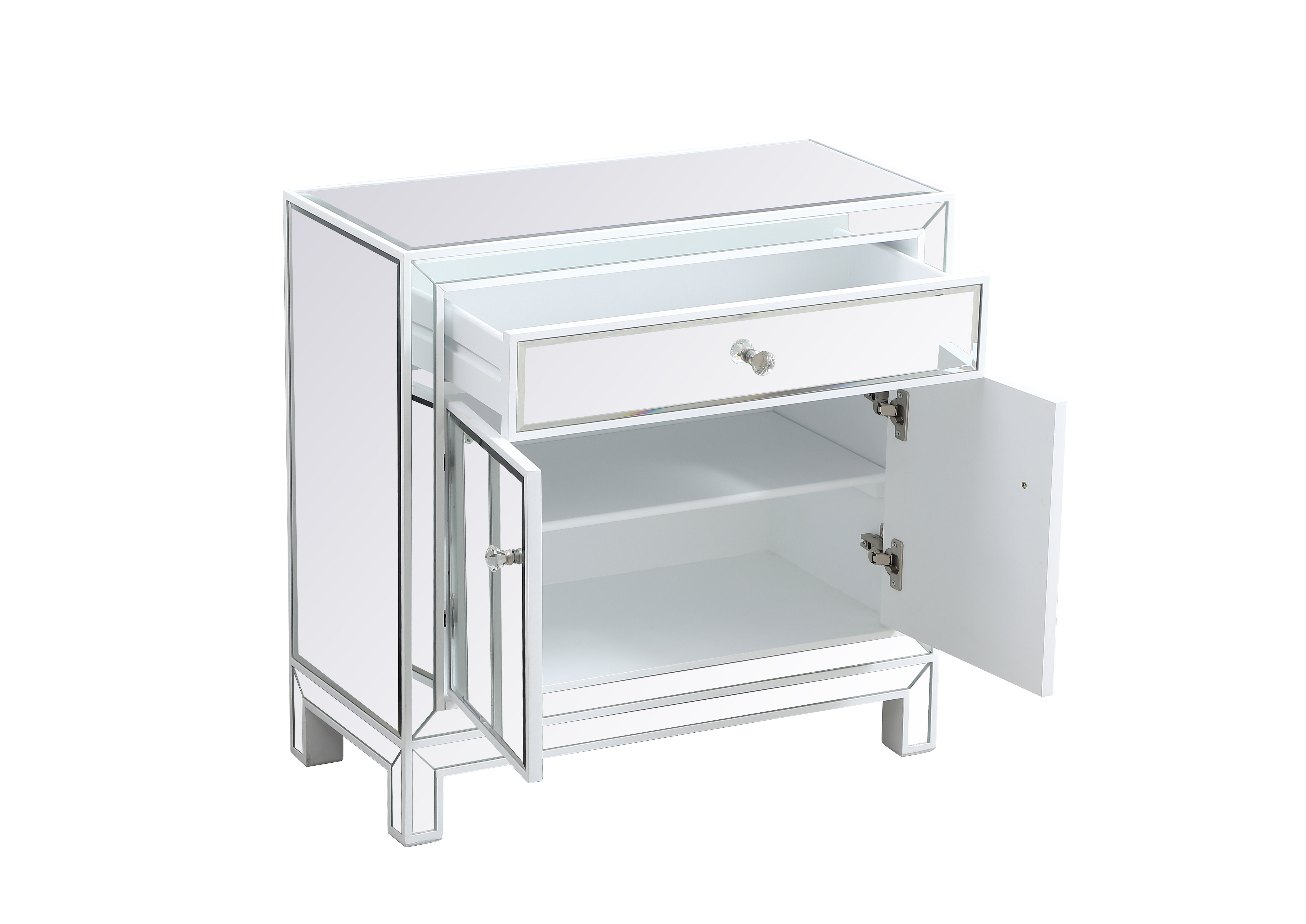 Reflexion White Cabinet