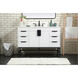 Eugene 48 X 22 X 34 inch White Vanity Sink Set