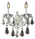Maria Theresa 2 Light 12 inch Chrome Wall Sconce Wall Light in Clear, Royal Cut