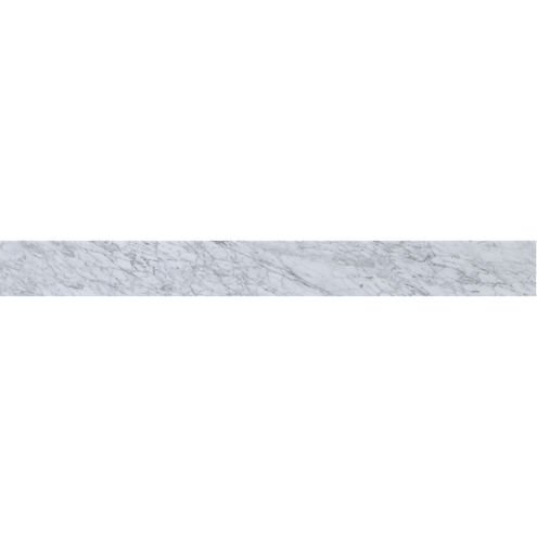 Backsplash 40 X 1 X 4 inch Carrara White Bathroom Vanity Backsplash