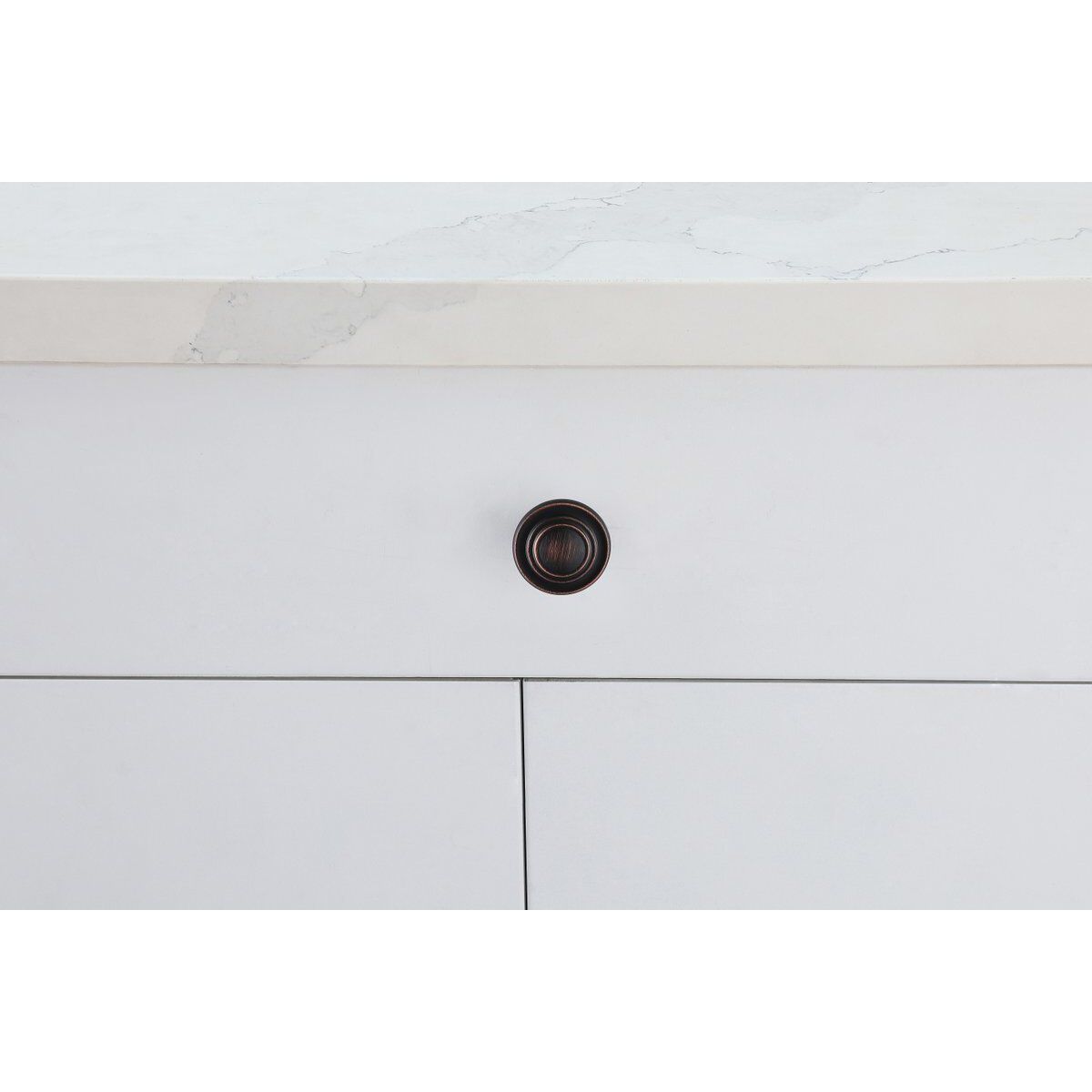 Minu Oil-Rubbed Bronze Hardware Cabinet Knob, Set of 10