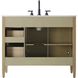 Blakely 42 X 34 inch Linen Oak Bathroom Vanity Cabinet