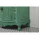 Danville 42 X 21 X 36 inch Vintage Mint Vanity Sink Set