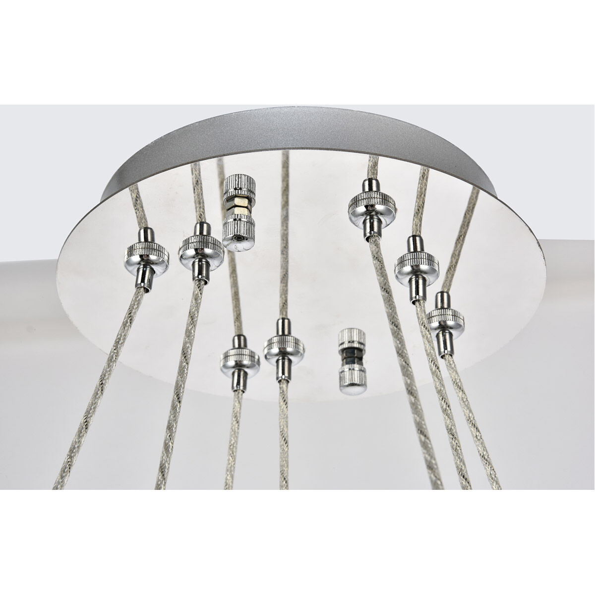 Monroe LED 23.6 inch Chrome Chandelier Ceiling Light