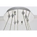 Monroe LED 24 inch Chrome Chandelier Ceiling Light