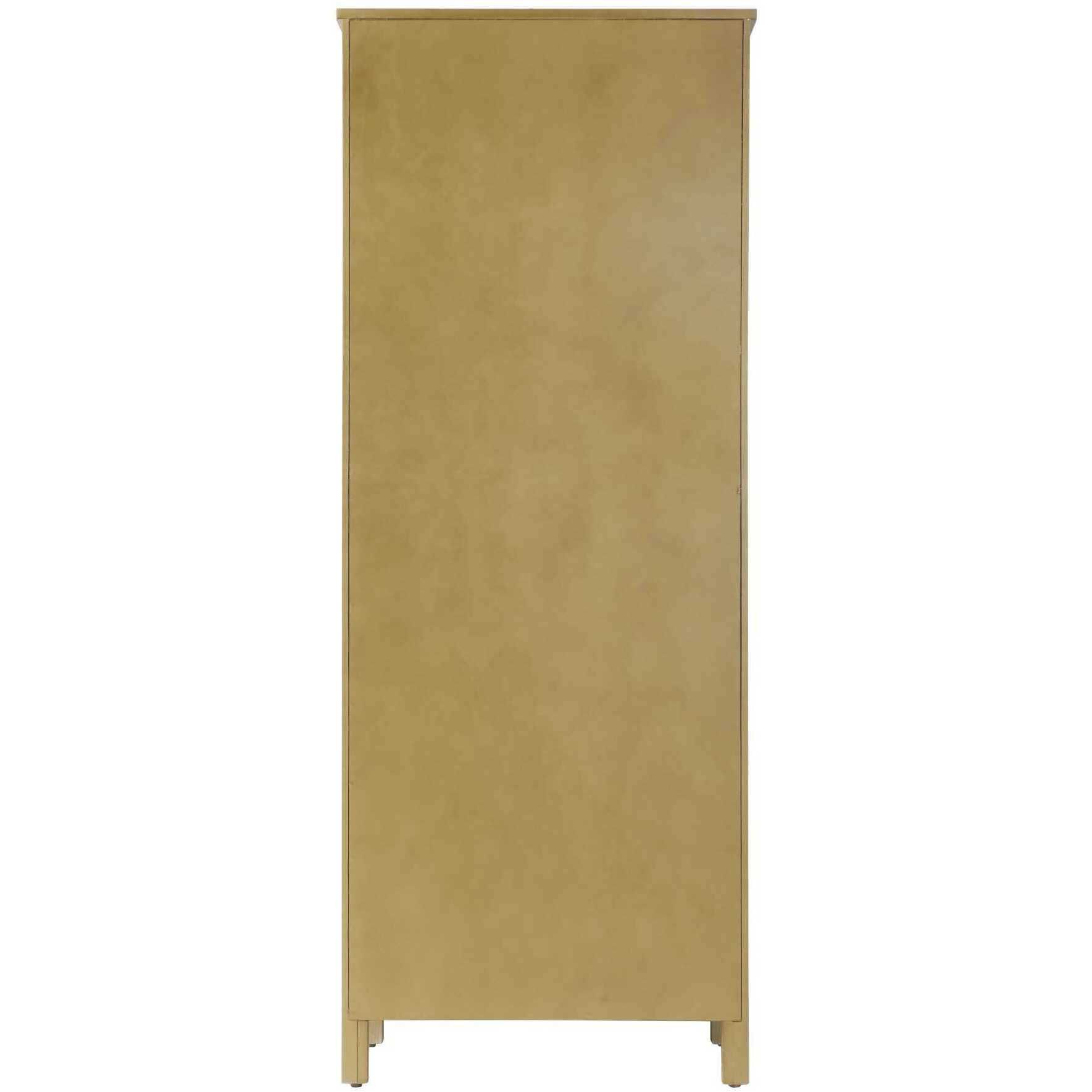 Alina Linen Oak Bathroom Storage Cabinet