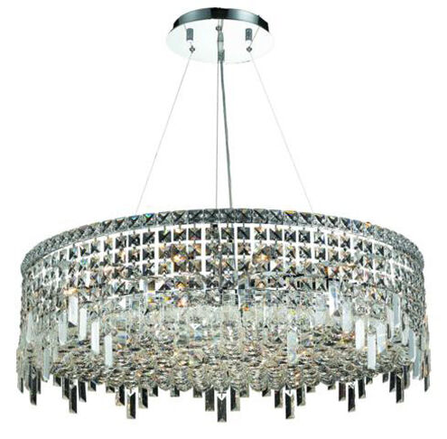 Maxime 18 Light 32 inch Chrome Dining Chandelier Ceiling Light in Royal Cut