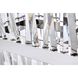 Serephina 20 Light 36 inch Chrome Linear Chandelier Ceiling Light