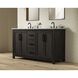 Alina 60 X 34 inch Chocolate Oak Bathroom Vanity Cabinet