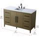 Millie 54 X 35 inch Chestnut Brown Bathroom Vanity Cabinet