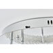 Bowen 2 Light 18 inch Chrome Flush Mount Ceiling Light