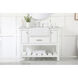 Clement 42 X 22 X 34 inch White Bathroom Vanity Cabinet