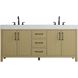 Nathan 72 X 34 inch Honey Brown Bathroom Vanity Cabinet