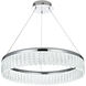 Rune 1 Light 24 inch Chrome Chandelier Ceiling Light