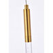 Ruelle 5 Light 16 inch Gold Pendant Ceiling Light