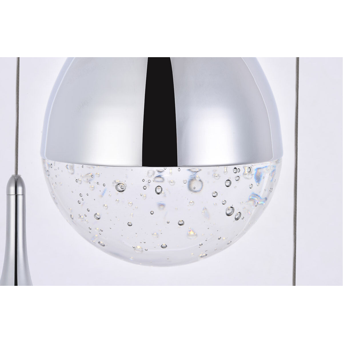 Amherst LED 15 inch Chrome Chandelier Ceiling Light