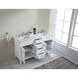 Cape Cod 60 X 35 inch White Vanity Set