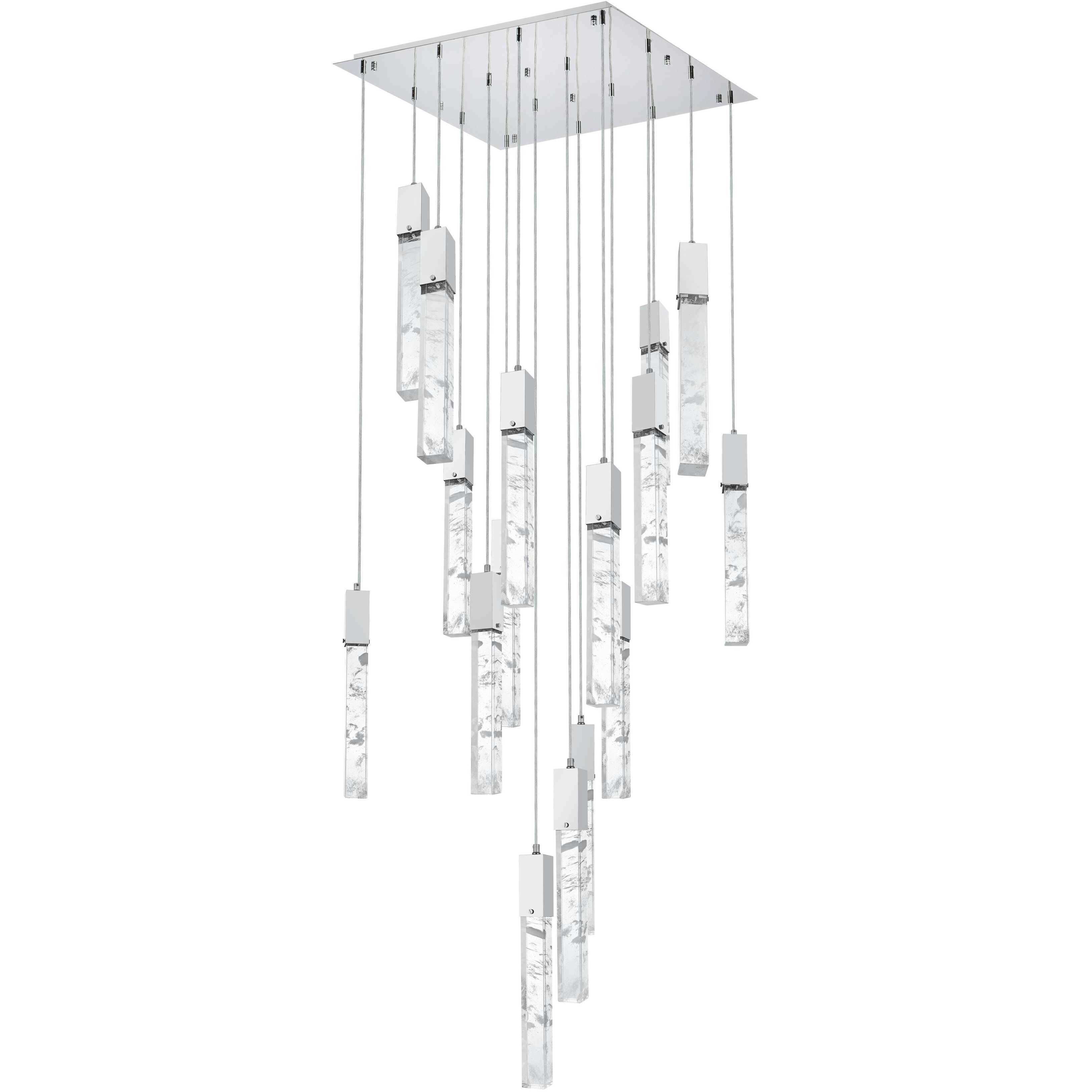 Aurora 16 Light 30 inch Black Pendant Ceiling Light