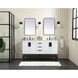 Eugene 60 X 22 X 33.5 inch White Vanity Sink Set