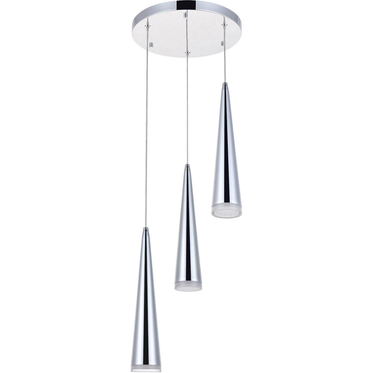 Fantasia LED 11.8 inch Chrome Pendant Ceiling Light