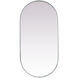 Asha 48 X 24 inch Silver Mirror in 24 x 48