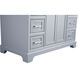 Americana 84 X 22 X 70 inch Light Grey Vanity Sink Set