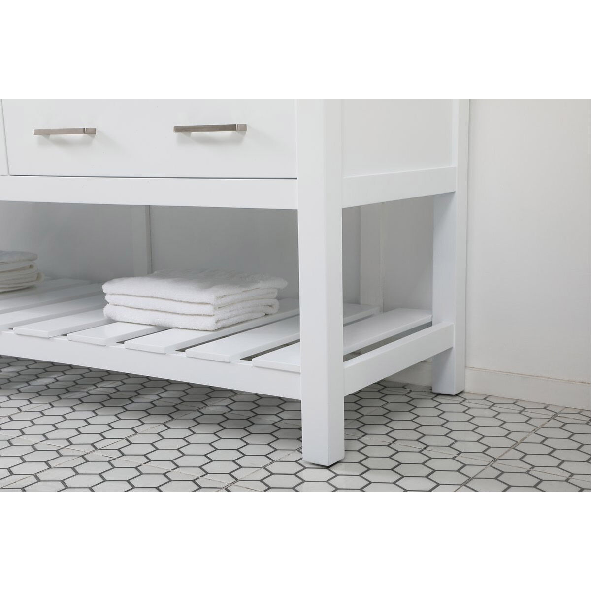 Clement 72 X 22 X 34 inch White Bathroom Vanity Cabinet