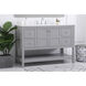 Theo 48 X 22 X 34 inch Gray Vanity Sink Set