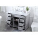 Wesley 48 X 22 X 35 inch Grey Vanity Sink Set