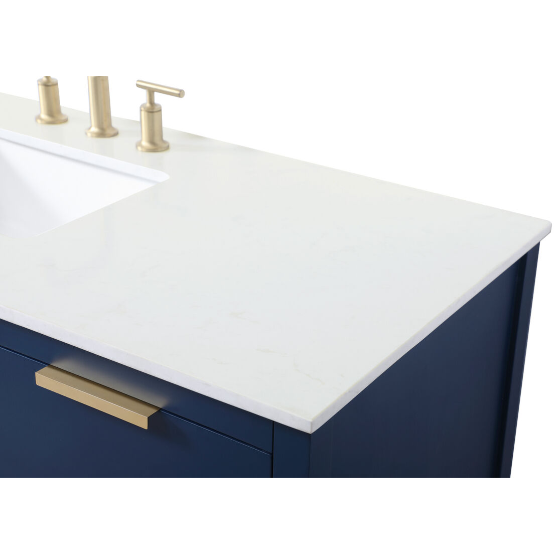 Larkin 54 X 22 X 34 inch Blue Vanity Sink Set