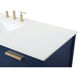 Larkin 54 X 22 X 34 inch Blue Vanity Sink Set