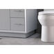 Hayes 84 X 22 X 35 inch Grey Vanity Sink Set