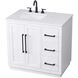 Chase 36 X 34 inch White Bathroom Vanity Cabinet