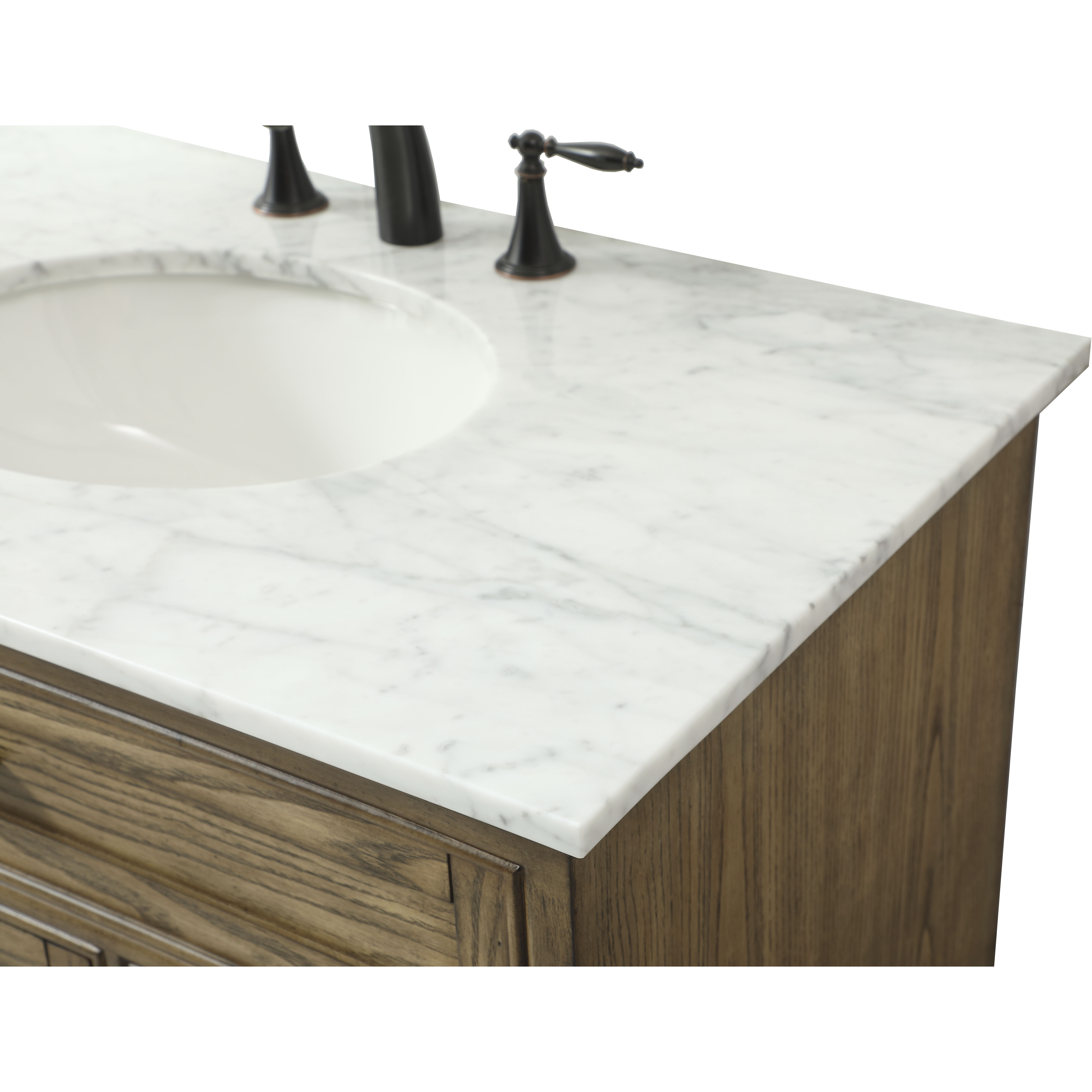 Americana 36 X 22 X 35 inch Driftwood Vanity Sink Set